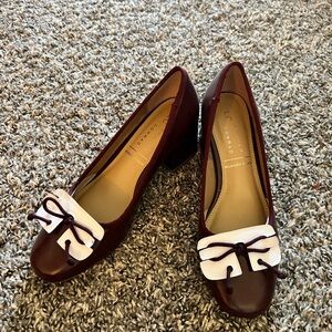 NWOT LC Lauren Conrad Burgundy Heels